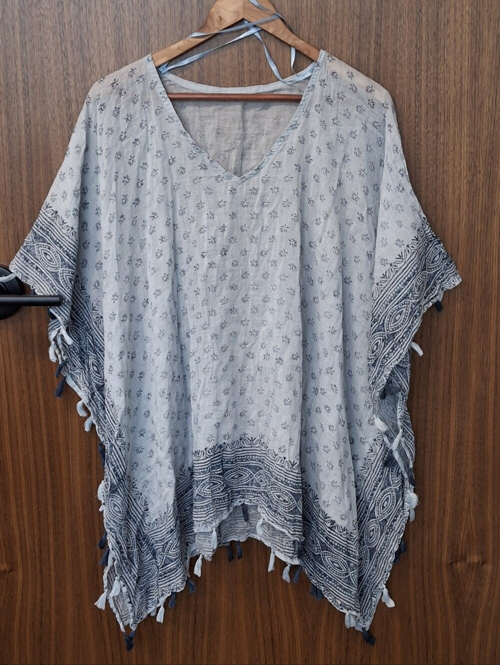 LOVE STITCH Bohemian Print Top Sz OS